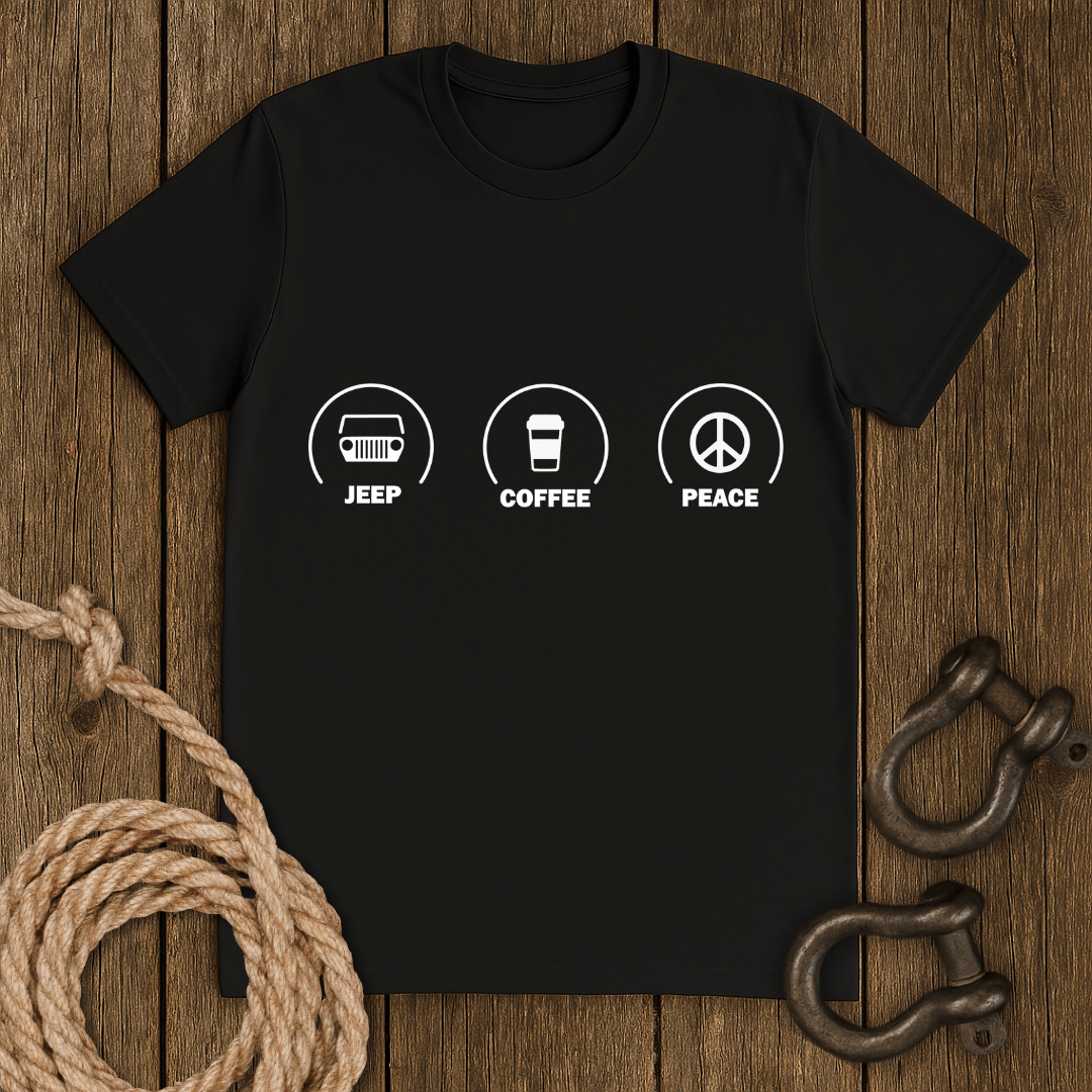 Jeep Coffee Peace T-Shirt