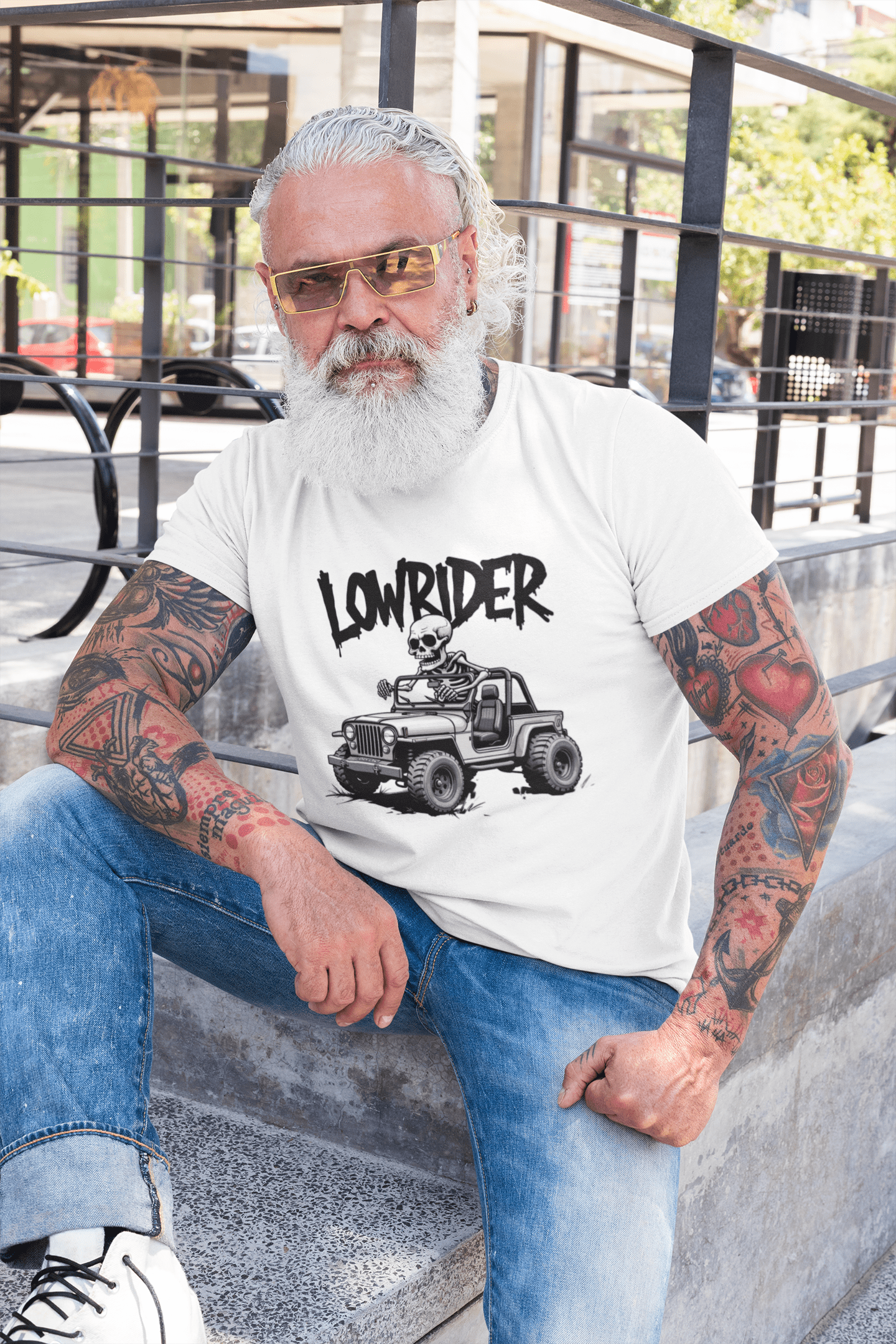 Lowrider Skeleton T-Shirt