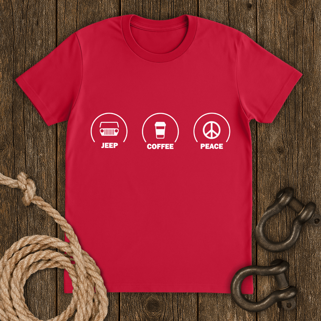 Jeep Coffee Peace T-Shirt