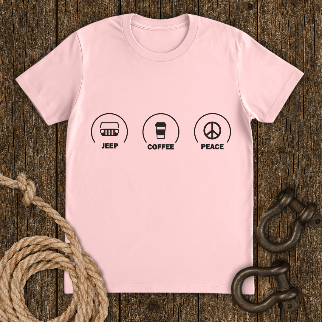 Jeep Coffee Peace T-Shirt