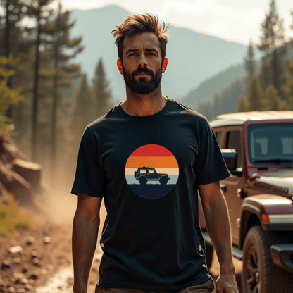 4x4 on Retro colors Unisex T-Shirt