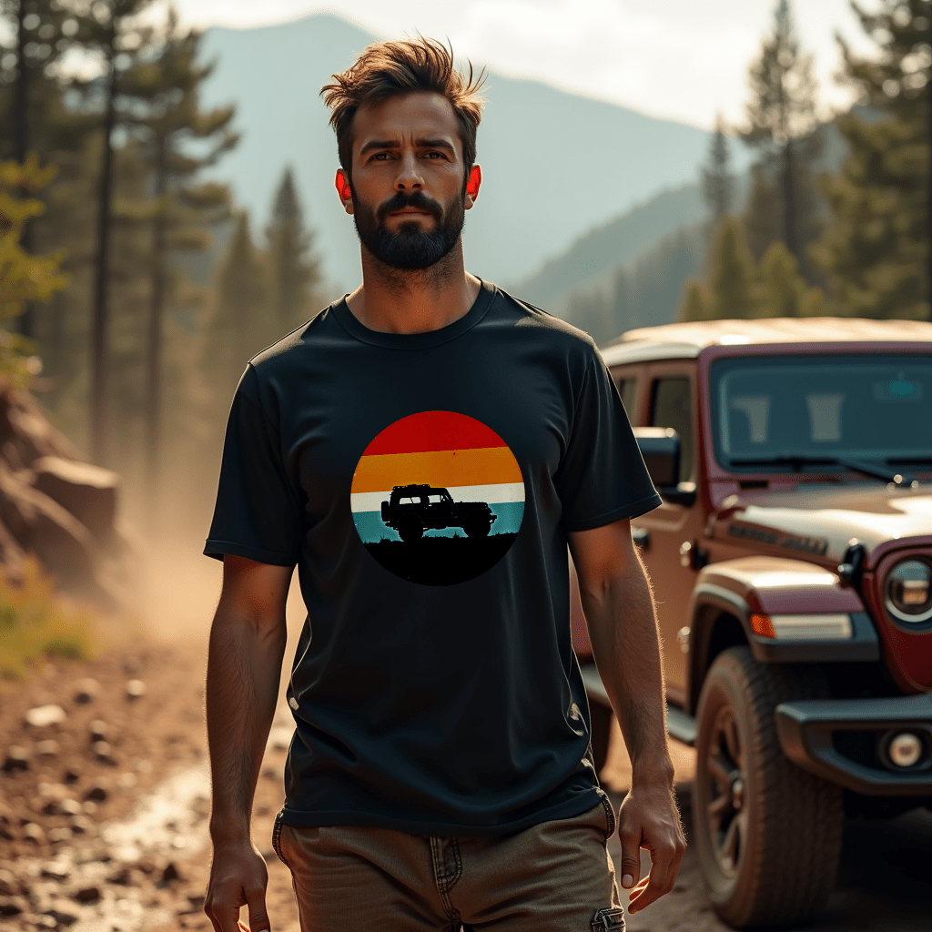 4x4 Retro colors T-Shirt