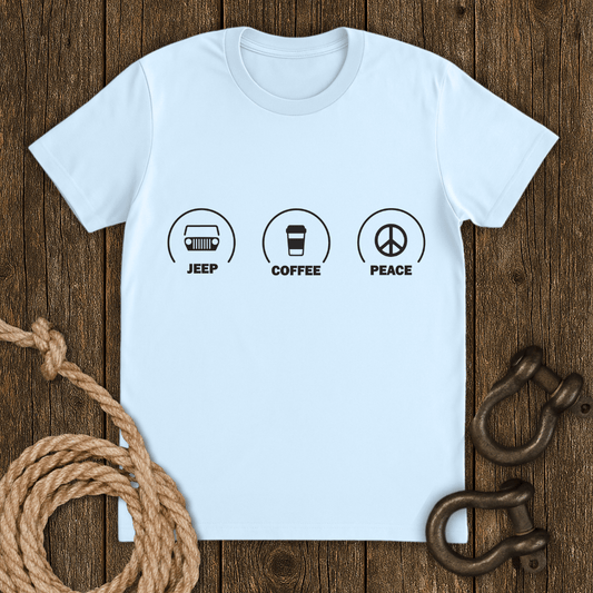 Jeep Coffee Peace T-Shirt