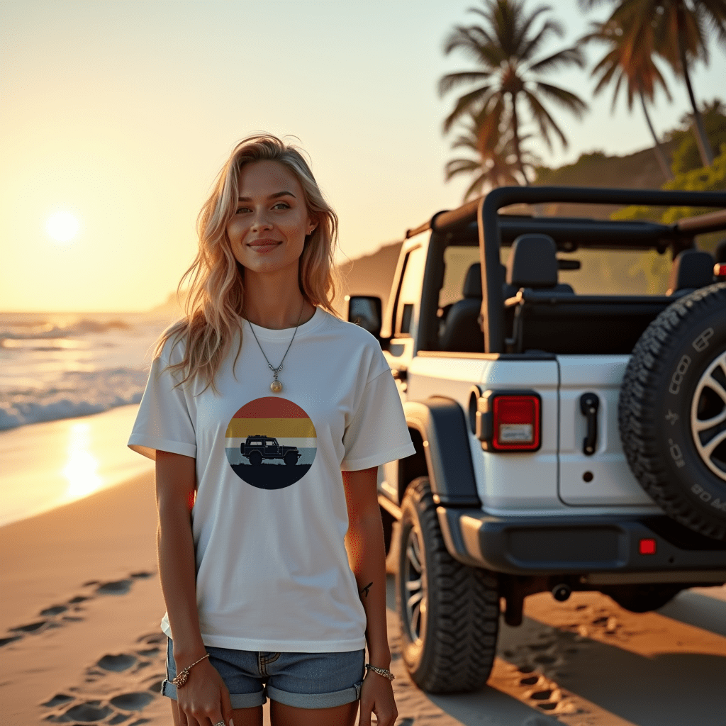 4x4 Retro colors T-Shirt