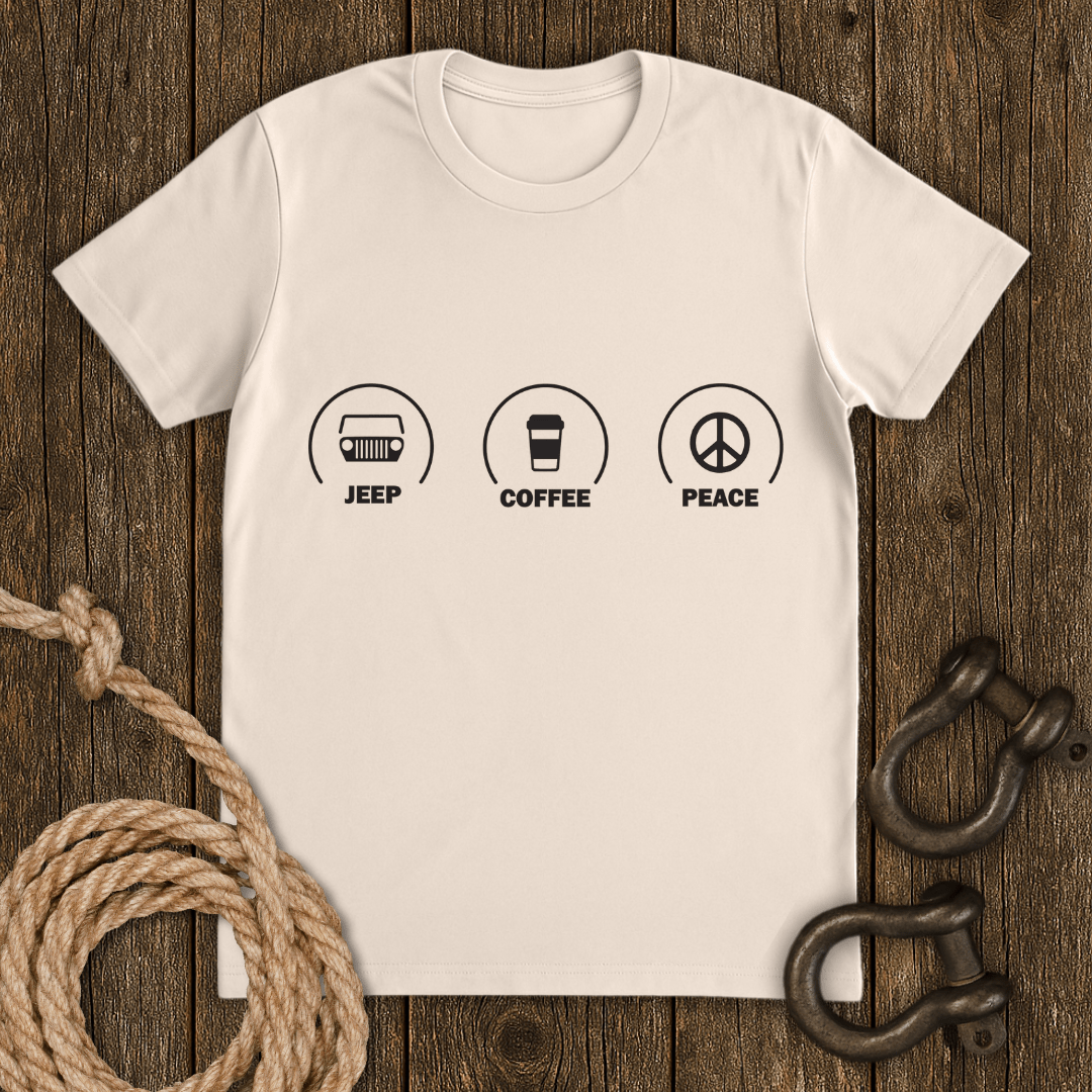Jeep Coffee Peace T-Shirt
