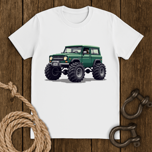 Green Pixel SUV T-Shirt